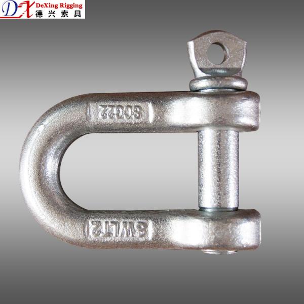 Quality CE Certified Japan Type Dee Bow Shackle For Heavy Duty Lifting Rigging for sale