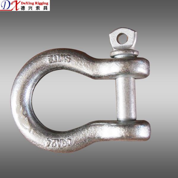 Quality CE Certified Japan Type Dee Bow Shackle For Heavy Duty Lifting Rigging for sale