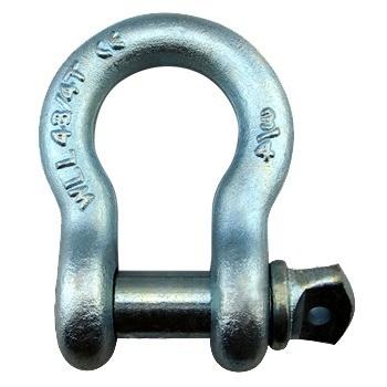 Quality Rigging Electric Galvanized G-209 Screw Pin Anchor Shackle OEM for sale