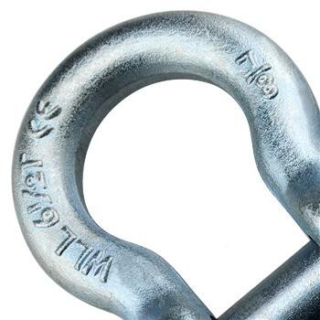 Quality Rigging Electric Galvanized G-209 Screw Pin Anchor Shackle OEM for sale