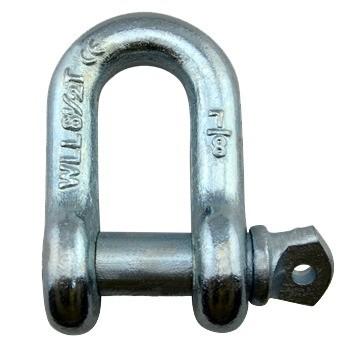 China Us Type G210 Screw Pin Chain Shackle Bow Design For Optimal Functionality for sale