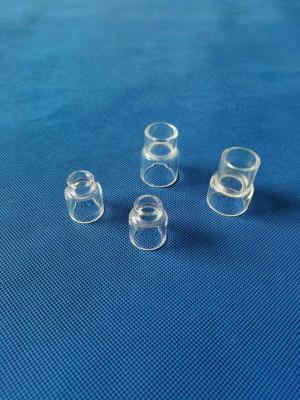 China custom Ground/Clear/Color quartz glass joint ground joint tapered adapter for sale