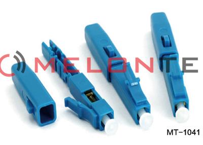 China Lightweight Blue Fiber Optic LC Connector FTTH LC Assembly Without Fusion Splicing Machine for sale