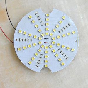 China teste de envelhecimento do conjunto do PWB do diodo emissor de luz do bulbo do diodo emissor de luz 24W, placa de circuito conduzida redonda à venda