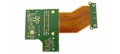 China Immersion silver rigid flexible pcb for carama with FR4 Stiffener for sale