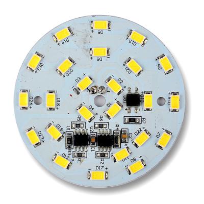 China 220V LED Printed Circuit Board Assembly Aluminum Bulb Light PCB With SMD 2835 5730 for sale