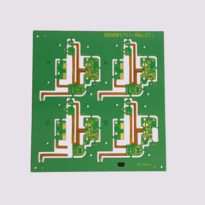 China Prepreg PCB Prototype 2 Layers Lead Free Surface HASL Green Solder Resist Color for sale