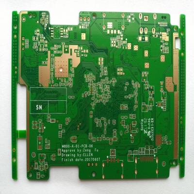 China 6 Layers Multilayer PCB Board 94v-0 3oz Copper High Tg170 Fr4 Immersion Gold for sale