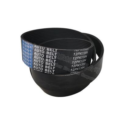 China 12pk1354 Multiple V Ribbed Belt Delong M3000 Custom  Fan Belt for sale