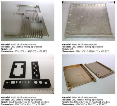 Китай Части ISO9001 точности CNC сплава 3003 изготовленные на заказ, который подвергли механической обработке алюминиевые продается