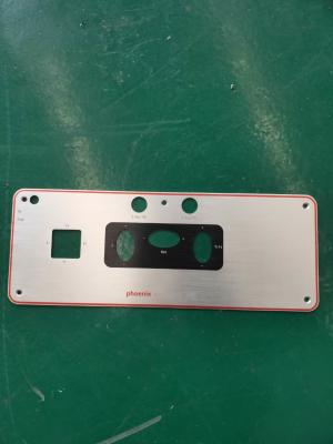 China Alloy 5052 Medical Equipment Aluminium Machined Components Operation Panel Brushed for sale