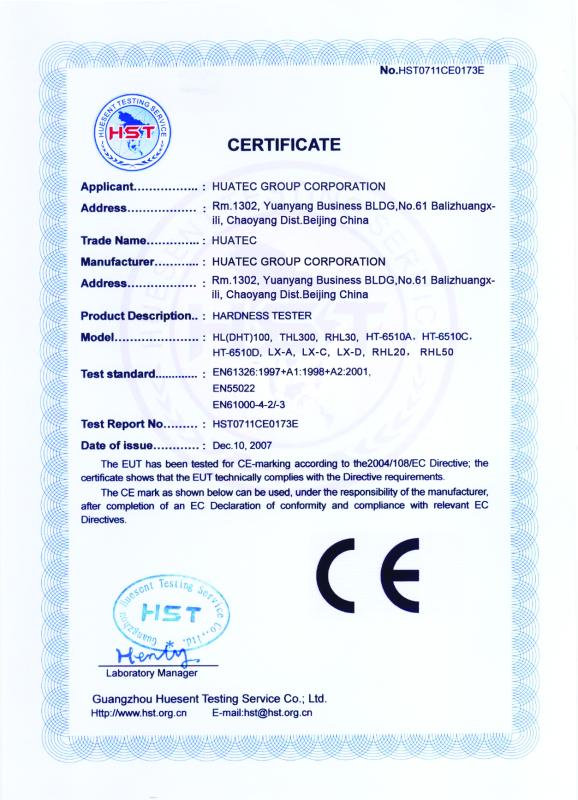 CE - HUATEC GROUP CORPORATION