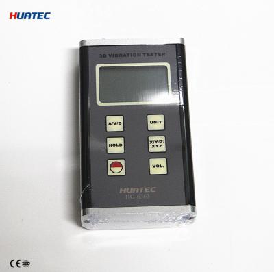 China 3D XYZ Digital Portable Vibration Meter HG-6363 3 Axis Piezoelectric accelerometer for sale