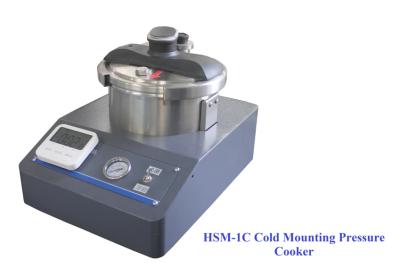 China HSM-1C 5L Metallographic Mounting Press Quick Curing Of Mounting Resin for sale
