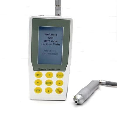 China Non Destructive LCD Uci Portable Hardness Tester Ultrasonic Gray For Metal for sale