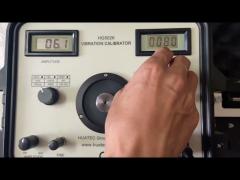 Handheld vibration shaker vibration calibrator operation and introduction