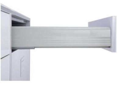 China Sistemas cercanos suaves de acero del cajón de Tandembox, cajón bajo interno de la pared doble en venta