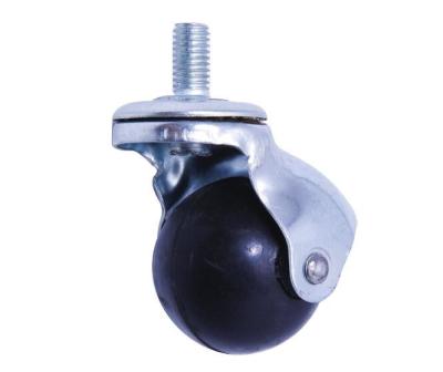 China Replacement Screw Rubber Furniture Caster Wheels For Chairs Running Smoothly for sale