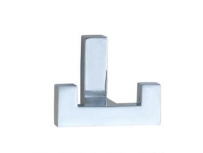 China Silver Door Mounted Coat Hooks / Individual Wall Hooks Wear Resistance for sale