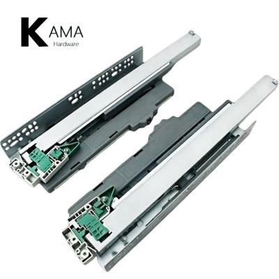 China 25KGS  Foldable KAMA Soft Close Drawer Slides Galvanized Steel Material for sale