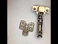 35mm Cup Clip-on Hydraulic Hinge INSET Self Closing Nickel plated Cold Rolled Steel