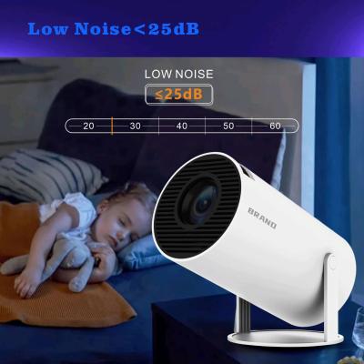 China 120 ANSI Lumens HD Mini LED Projector with WIFI AW869A Dual Band WiFi6 for sale