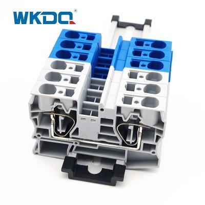China JST 16 Spring Clamp Terminal Block Din Rail TB 25 Mm² for sale