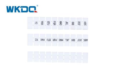 China ZB  Screw Terminal Block Marking Number Tag Zack Marker Strip Label for sale