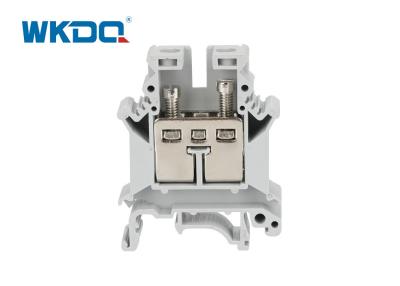 China JUIK16 Electrical Terminal Block CE Certificate Grey Color 800V/101A High Flexibility for sale
