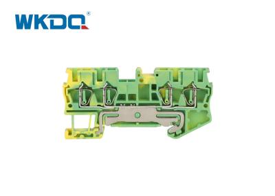 China JST 2.5-QUATTRO-PE Spring Terminal Block , Spring Cage Connection Terminal Block CE Certificate for sale