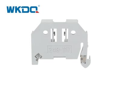 China 249-117 End Stop and Bracket Terminal Blocks Din Rail 35mm In Distribution Panel for sale