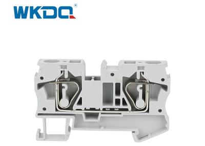 China Din Rail IEC 800V 57A JST 6 Spring Cage Terminal Block for sale