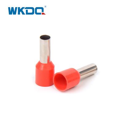 China VE1010 1.0mm² Tubular Lug Wire End Ferrules With Boot Lace Electric Wire Connector Cord Ends for sale