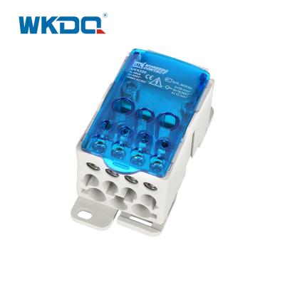 China Furo da instalação da caixa UKK 500A 54mm do bloco de distribuição do poder do trilho do ruído de UKK à venda