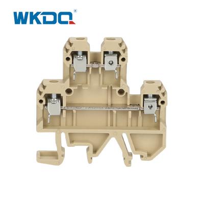 China JDK 4Q/35 Electrical Wire Terminal Blocks 4 Mm² Cross Section Light Weight for sale