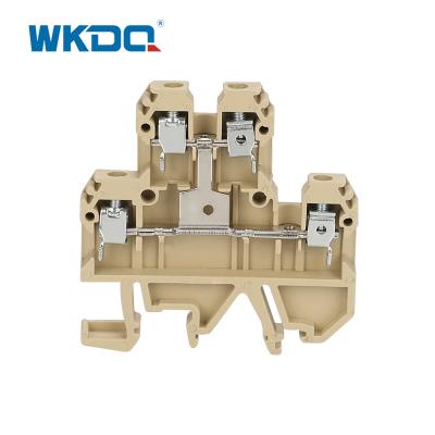 China JDK 4QV/35 Screw Connection Terminal Block Double Layer 56mm Height for sale