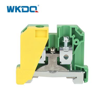 China JEK 16/35 Screw in Ground Terminal Block Connector 2 Way Earth Protective Durable Nylon PA66 Standard High Quality Green for sale
