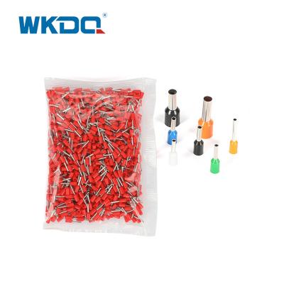 China VE2512 2.5mm² Insulated Gas-tight Quick Push In Cord Wire End Ferrules Terminals For Soft Cable for sale