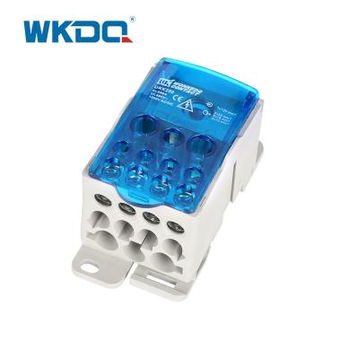 China Industrial Power Wire Distribution Block , Din Rail Distribution Block UKK 250A for sale