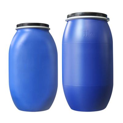China Anel de travamento superior aberto inoxidável do cilindro químico azul plástico do HDPE à venda
