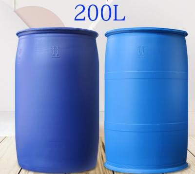 China HDPE 200 Litre Chemical Drum OEM / ODM Double Ring Drum Blue for sale