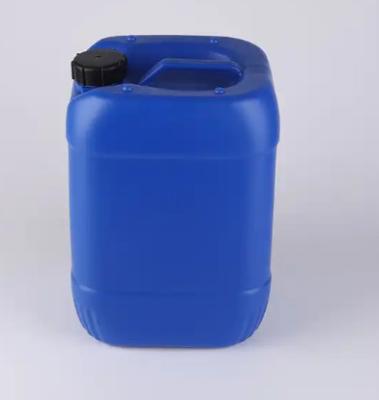 China HDPE Blue 25 Litre Jerry Can Plastic Enclosed With Wrench Liquids Packaging for sale