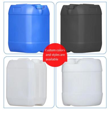 China 30L Liquid Chemical Containers Enclosed HDPE 5 Gallon Plastic Container for sale