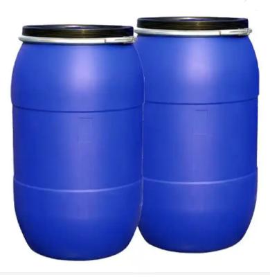 China OEM / ODM Blue Plastic Chemical Container With Iron Hoop Ring for sale