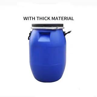 China Rustproof Plastic Chemical Container Storage 60L Open Head Round for sale