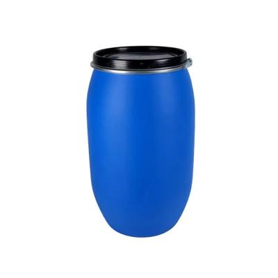 China Tambor azul del HDPE químico tambor impermeable higiénico de 200 litros con Ring Lock en venta