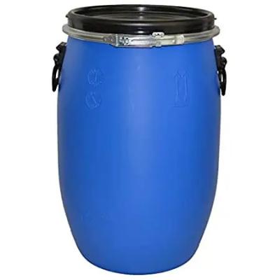 China HDPE Plastic Blue Container 160L Chemical Blue Drum Bucket Open Top ​ for sale