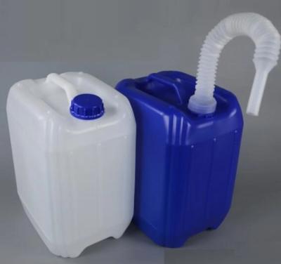China Grease Enclosed Square Jerry Can HDPE 25 Litre Chemical Container for sale