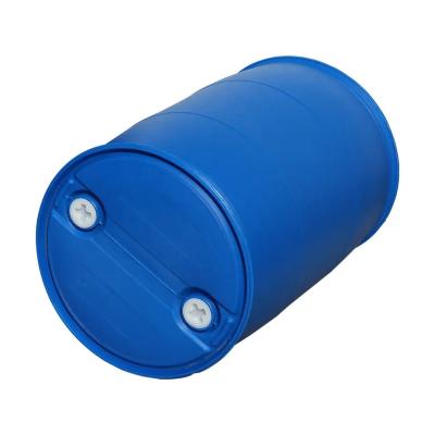 China 200L Plastic Drums 55 Gallon Plastic Barrel HDPE Reusable Blue for sale