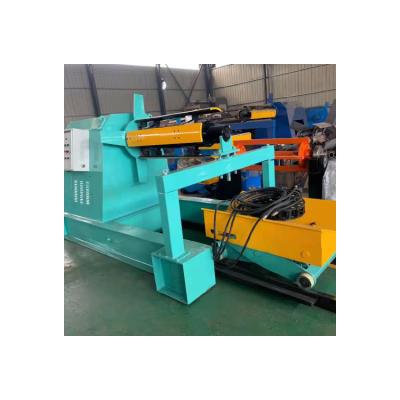 China 8T Hydraulic Decoiler Machine With Car For Steel Plate for sale
